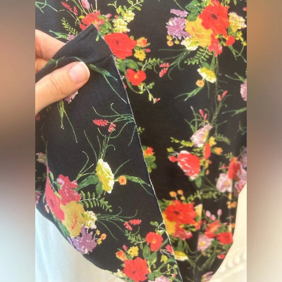 Buffalo David Bitton black floral T shirt size L - Picture 5 of 5